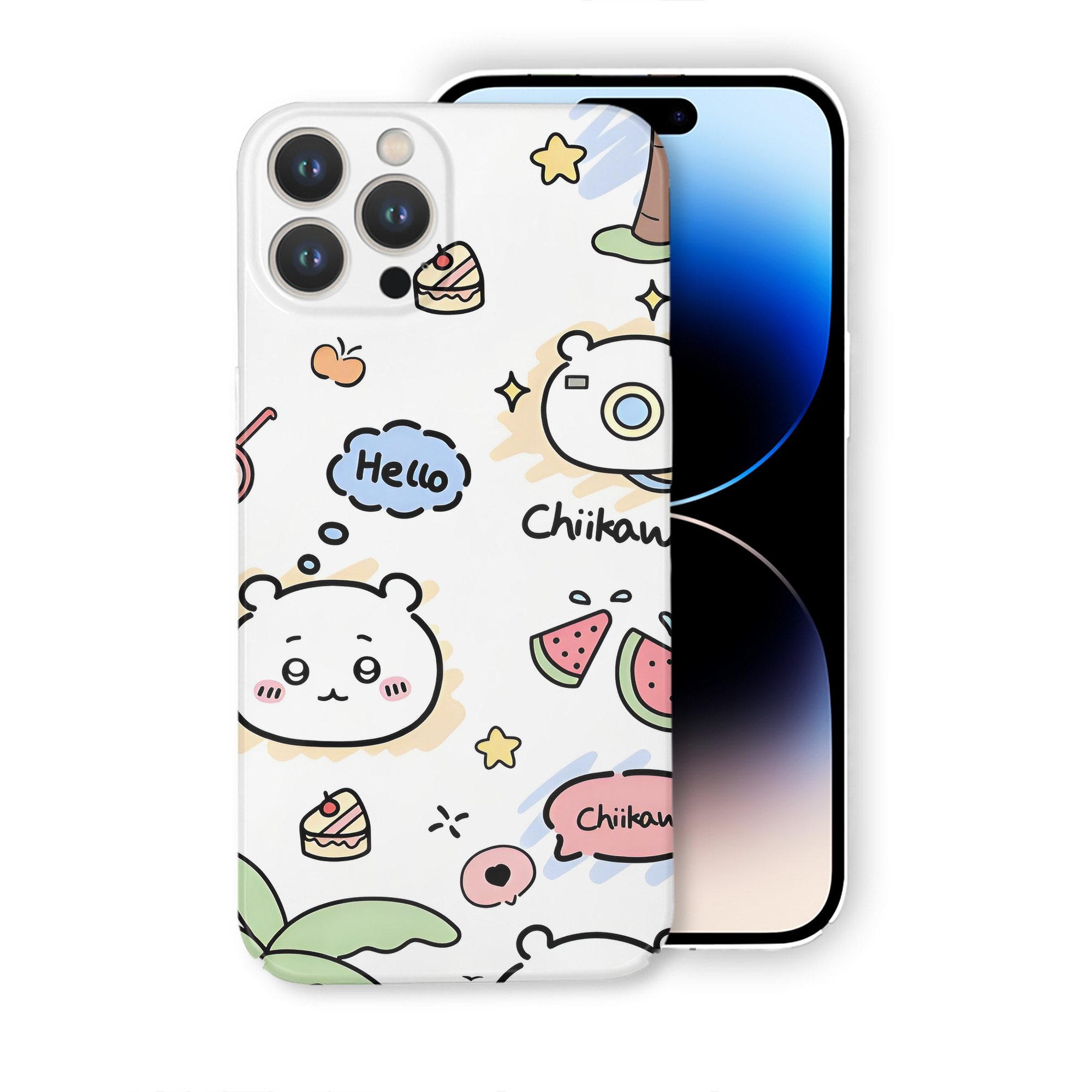 （画像用） ちいかわ Chii-kawa 【iPhone 14シリーズ対応】ハードケース